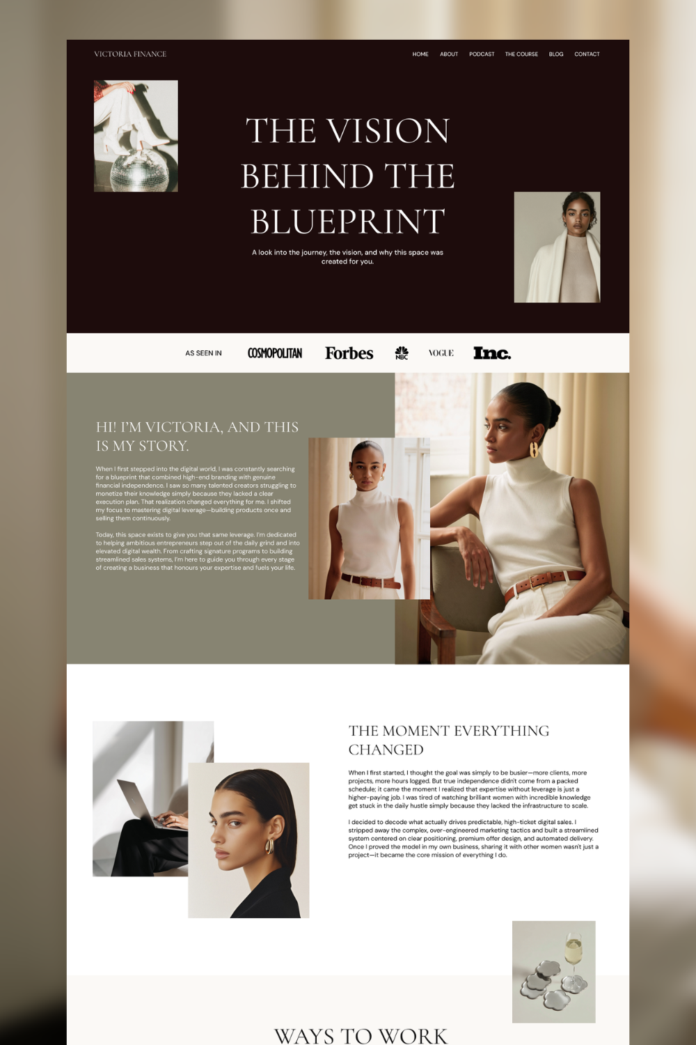 Victoria - Framer Website Template for Business Coaches