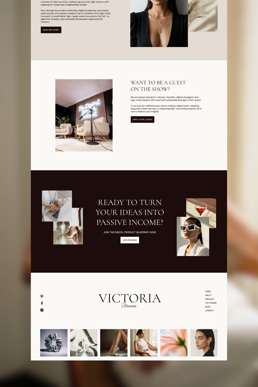 Victoria - Framer Website Template for Business Coaches